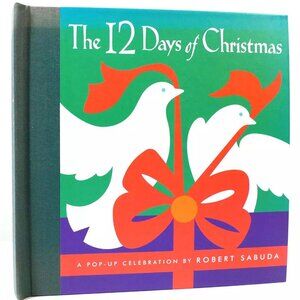 Robert Sabuda 12 DAYS OF CHRISTMAS A Pop-Up holiday collectible 1986 edition